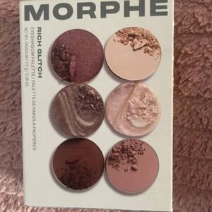 Morphe Rich Glitch Eyeshadow Palette — Mauve, Rose, Champagne & Brown Mix